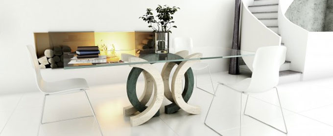 Muebles en marmol Moll