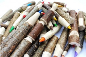 lápices ecológicos de madera